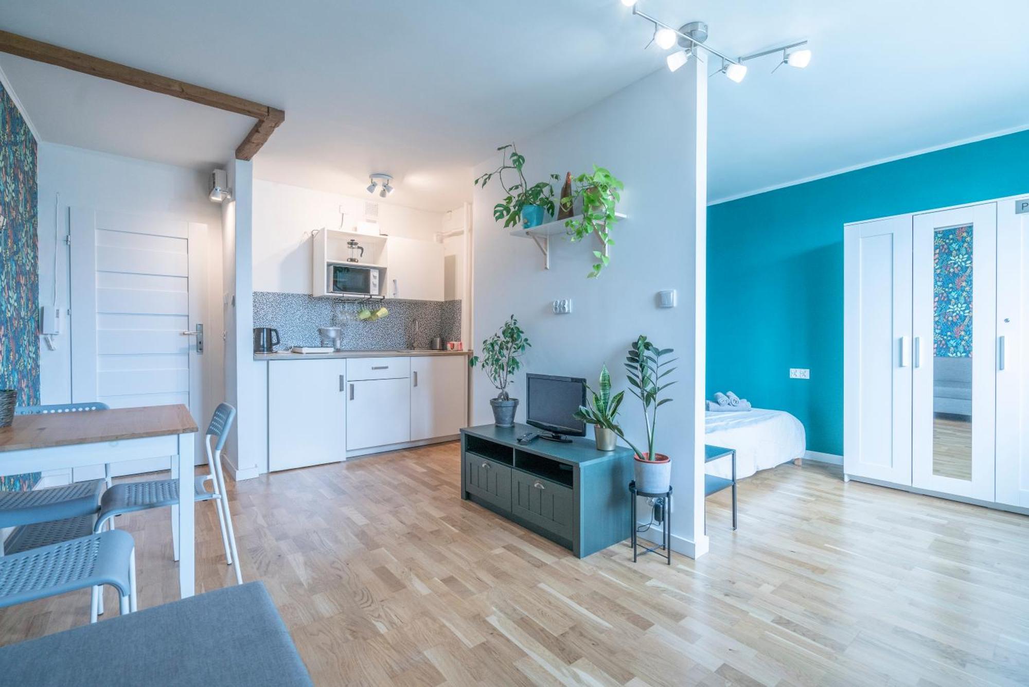 Green Studio In The City Center Of Breslavia Exterior foto